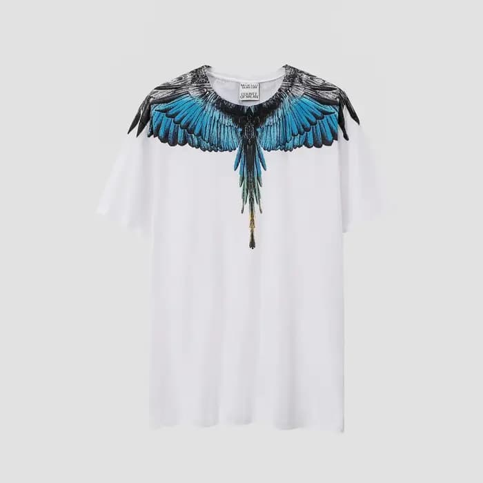 Classique MB marque ailes imprimer MARCELO BURLON Top qualité manches courtes T-Shirts séchage rapid
