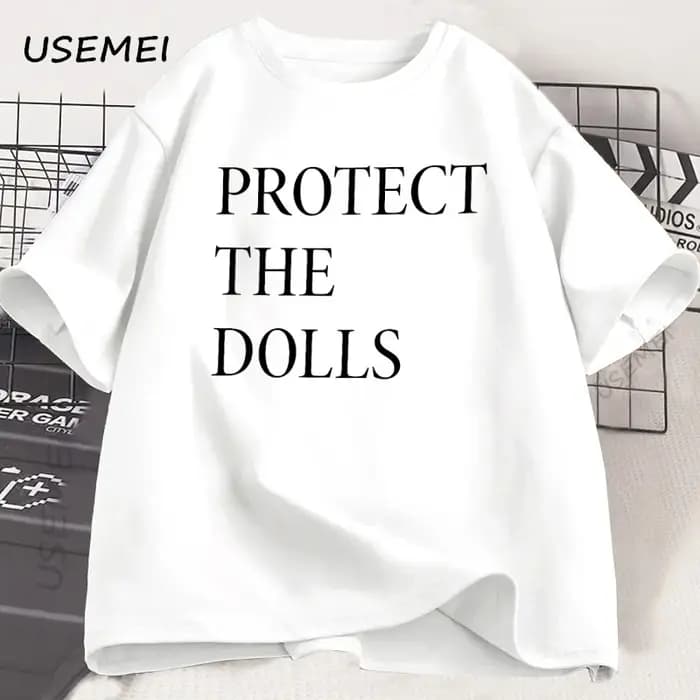 Protéger les poupées T-shirt hommes femmes imprimer coton