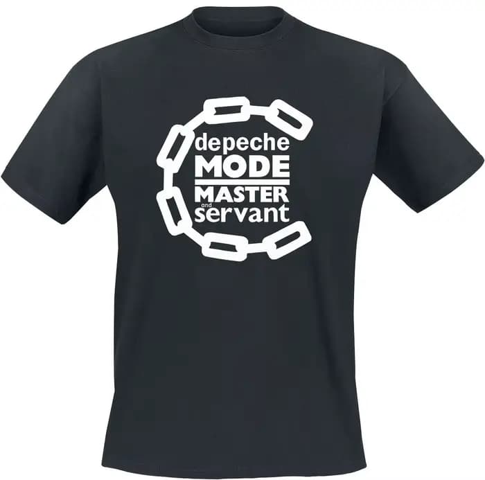 Depeche Mode Ultra Tee, T-shirt synth-pop avec impression du titre de l'album et du nom du groupe ef