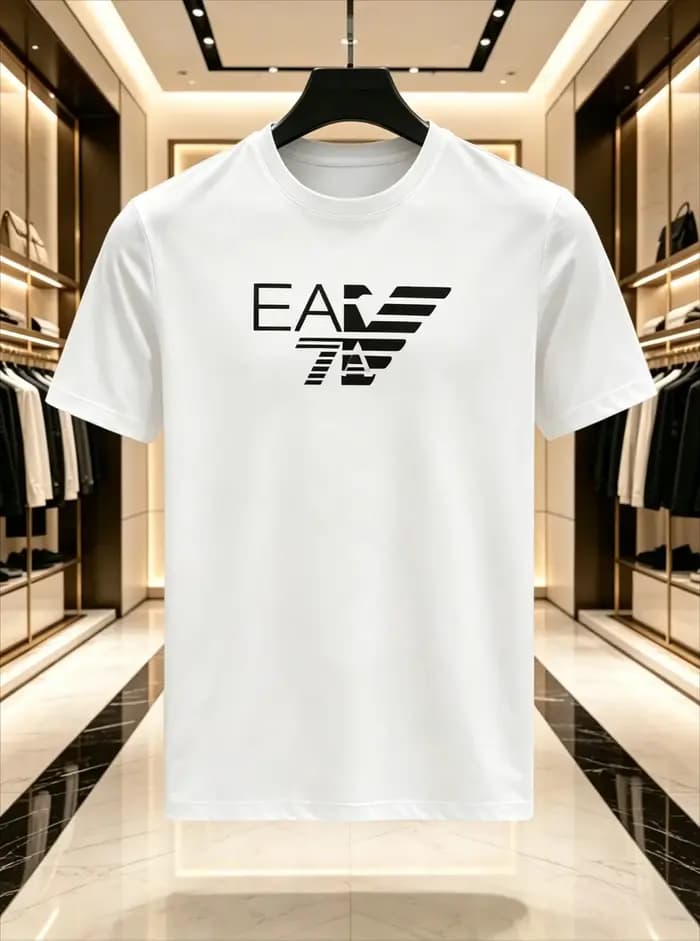 T-shirt de luxe tendance en coton avec motif graphique pour homme et femme – Collection sportswear h