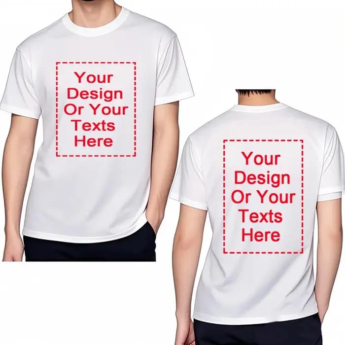 T-shirt personnalisé pour hommes