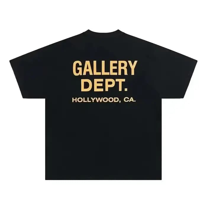 T-shirt vintage style streetwear Gallery Dept imprimé