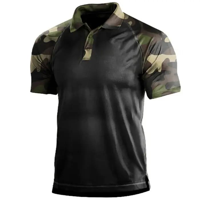 Mode Camouflage graphique polos pour hommes