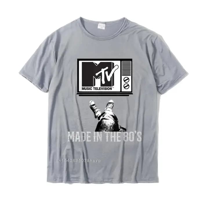 Mademak X mtv-mtv Made In The 80s Vintage chemise pour Fans MTV hommes femmes t-shirts Tops
