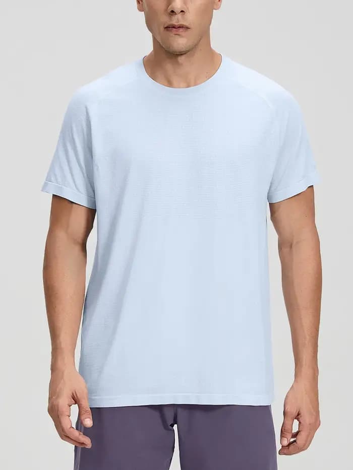 VITALINOVO T-shirt de sport pour homme à manches courtes