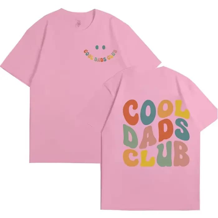 Cool papa Clun chemise pour hommes vêtements papas anniversaire T-shirts avant arrière impression