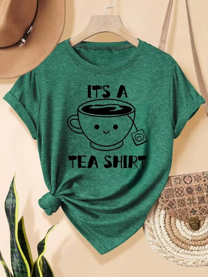 It's A Tea Shirt T-shirt pour femme - Motif avec jeu de mots mignon