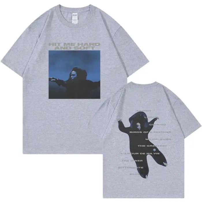 Hit Me dur et doux 2024 Tour Concert T-shirts hommes femmes mode Hip Hop T-shirt 100% coton ample décontracté à manches