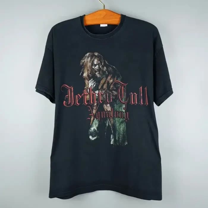 T-shirt Vintage 2007 Jethro Tull Tour pour hommes, vêtements graphiques