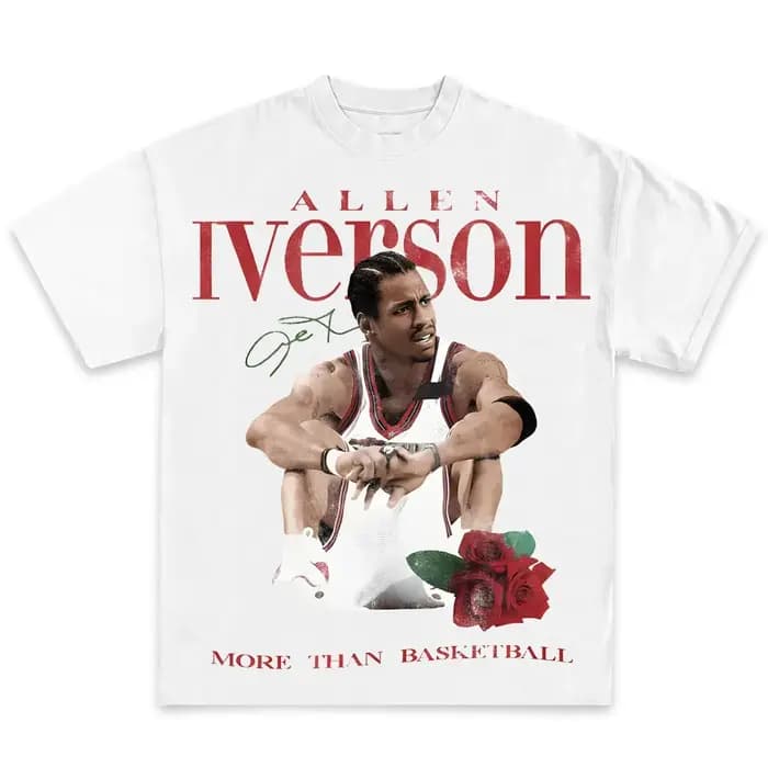 Collection de T-shirts graphiques vintage Pop Culture, streetwear américain, rap, basketball, hip-ho