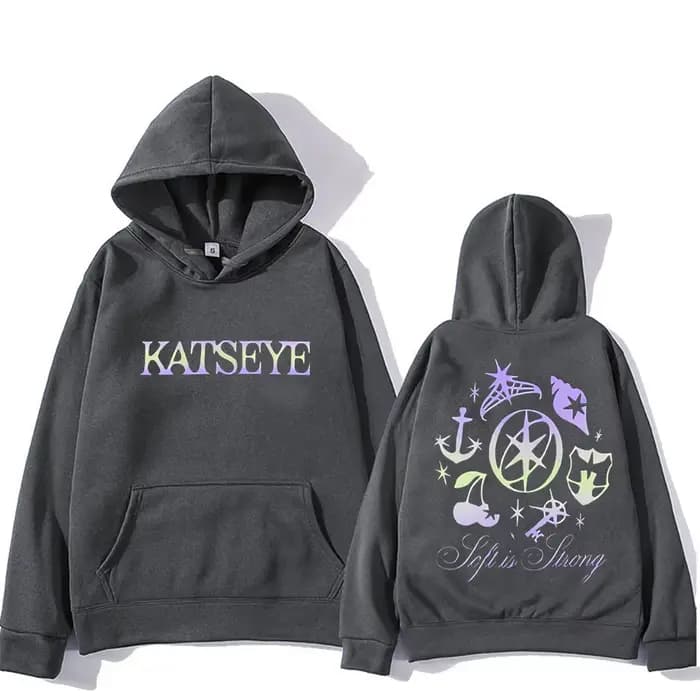 Katseye mode sweat à capuche hommes femmes 2025 surdimensionné à manches longues vêtements pulls décontractés vintage