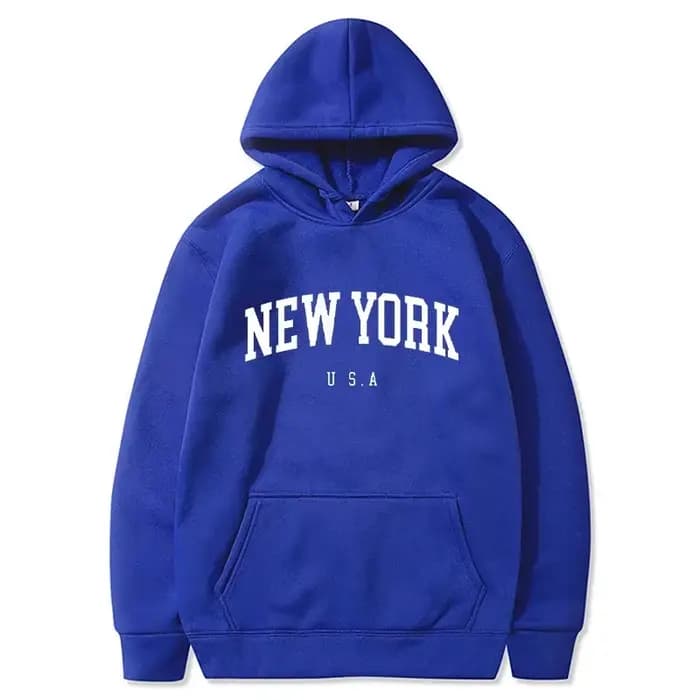 Sweat à capuche unisexe 2026 tendance avec motif imprimé lettres