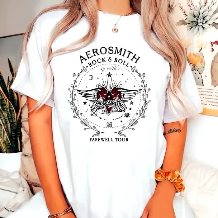 Aerosmith T-shirts femmes été t-shirt graphique