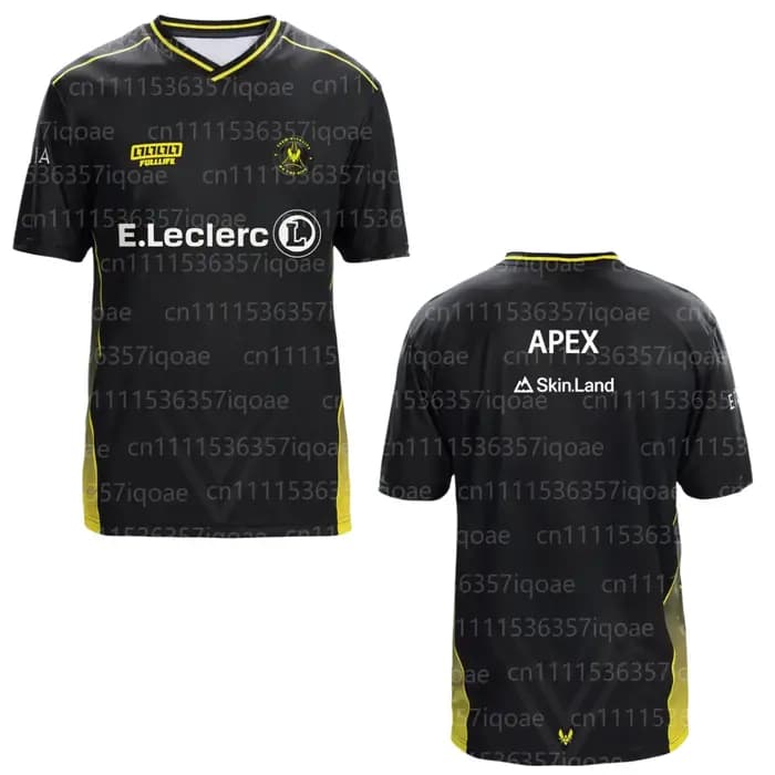 Maillot E-sports Valorant Vitality Pro 2026 pour Homme – T-shirt Confortable et Respirant pour Fans de Rocket League – Personnalisable