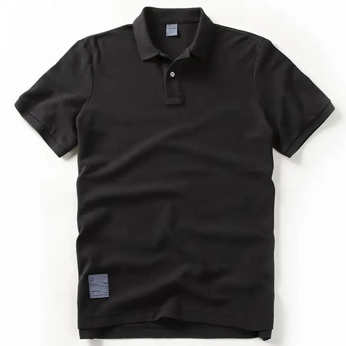 Polos lourds pour hommes, vêtements d'été à manches courtes, Style américain, à la mode, pour jeunes