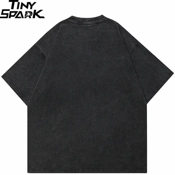 Hip Hop Streetwear 2025 hommes T-Shirt surdimensionné vert lumière graphique