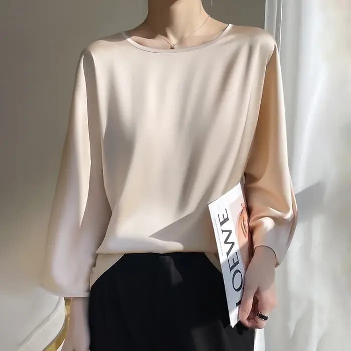 T-Shirt en soie pour femmes