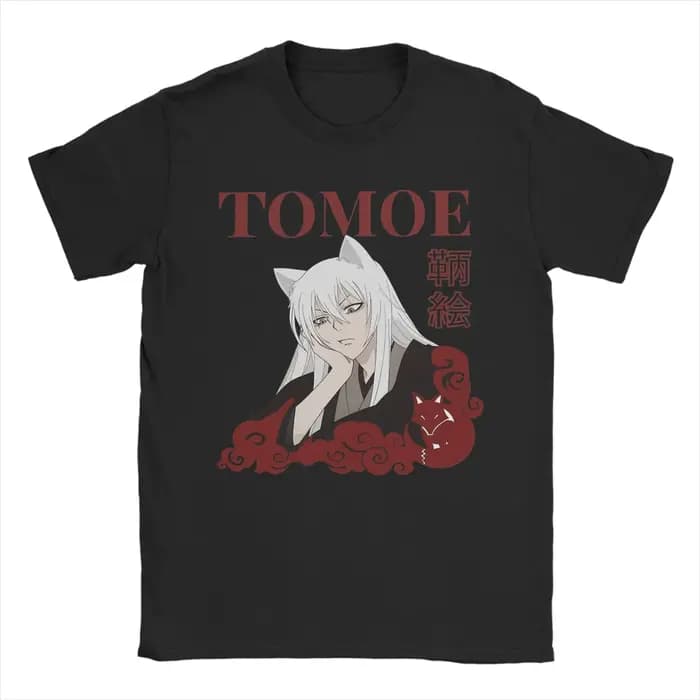 Kamisama Kiss Tomoe – t-shirts Anime pour hommes, t-shirt drôle en coton, col rond, manches courtes,