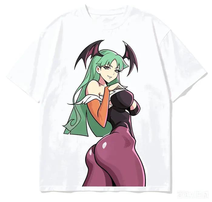 T-shirt en coton Morrigan Aensland