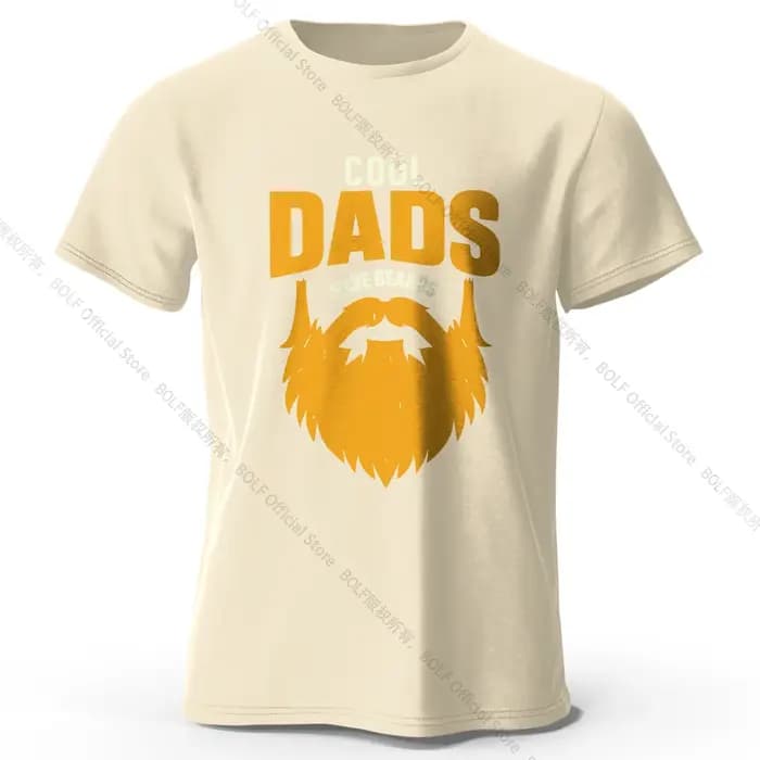 T-Shirt imprimé papa avec barbes pour hommes et femmes