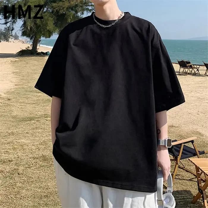 T-shirt imprimé chat de dessin animé pour homme