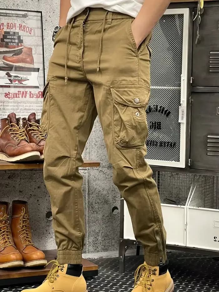Pantalon cargo multi-poches pour homme