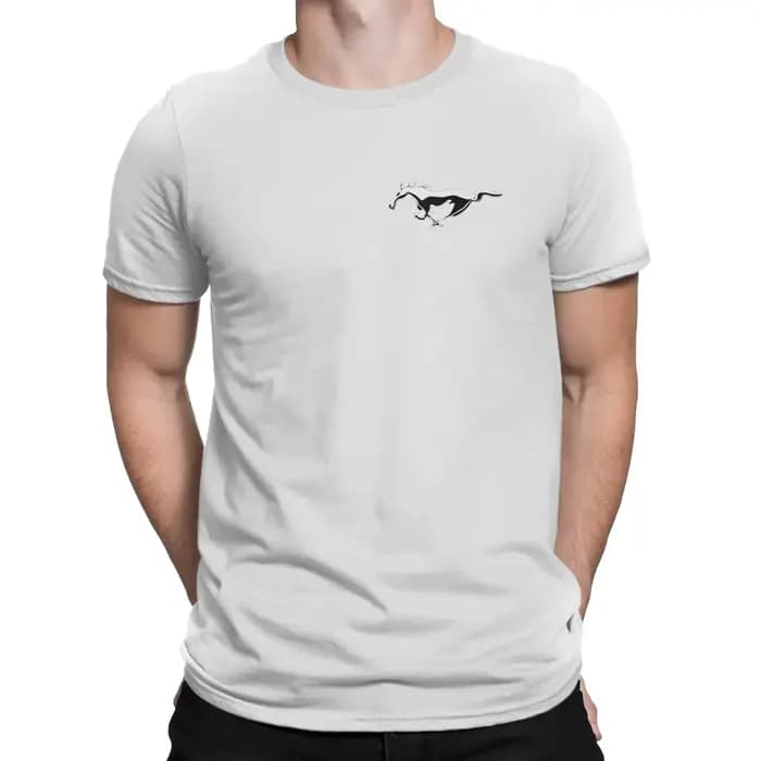 T-shirt de loisirs pour hommes et femmes, T-shirt unique Horse Mustang, trucs de vente chaude