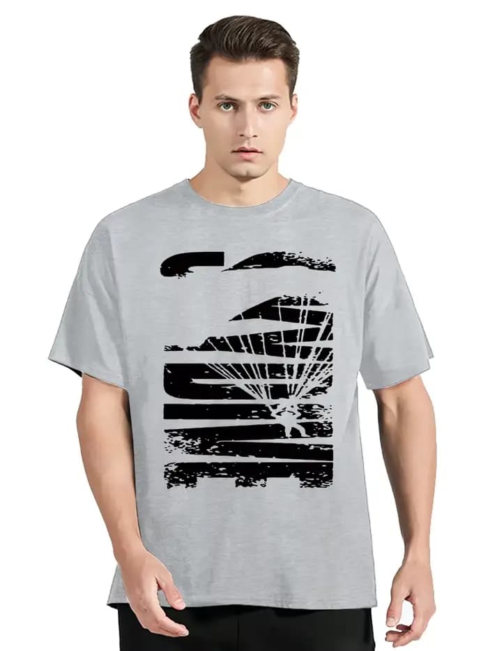 T-shirt col rond unisexe