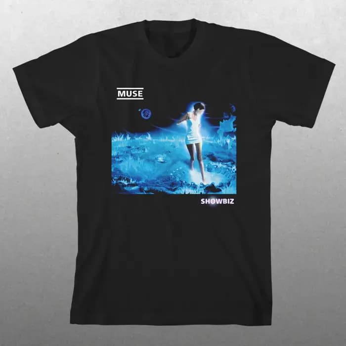 Nouvel album de la groupe Muse 2026. T-shirt en coton pour homme