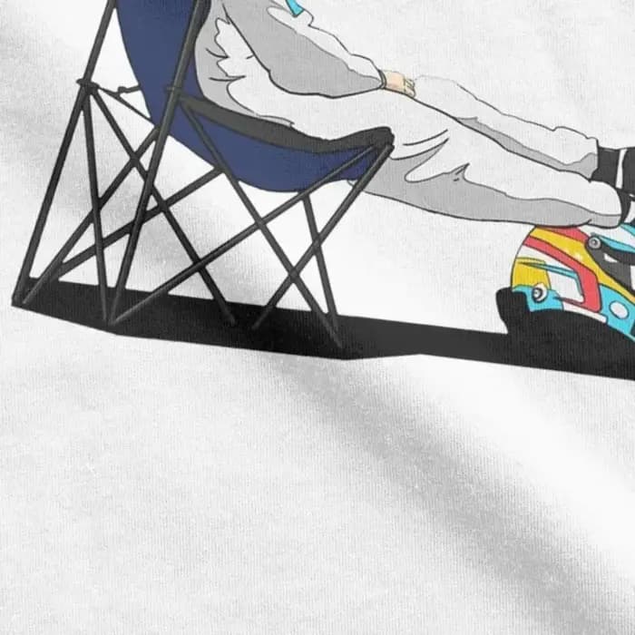 Fernando Alonso-T-shirt à manches courtes et col rond pour hommes