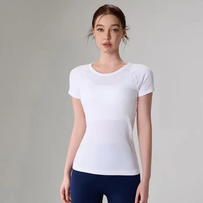 Femmes Yoga haut sans couture Sport t-shirts chemise de Fitness vêtements