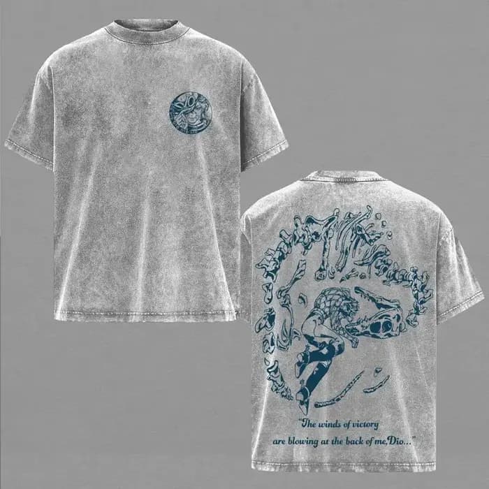 T-shirt en coton lavé pour hommes et femmes