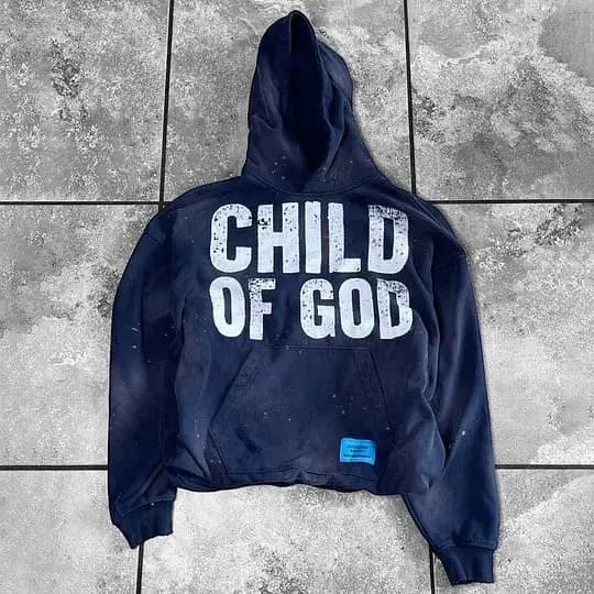 Sweat à capuche enfant de Dieu pour hommes et femmes