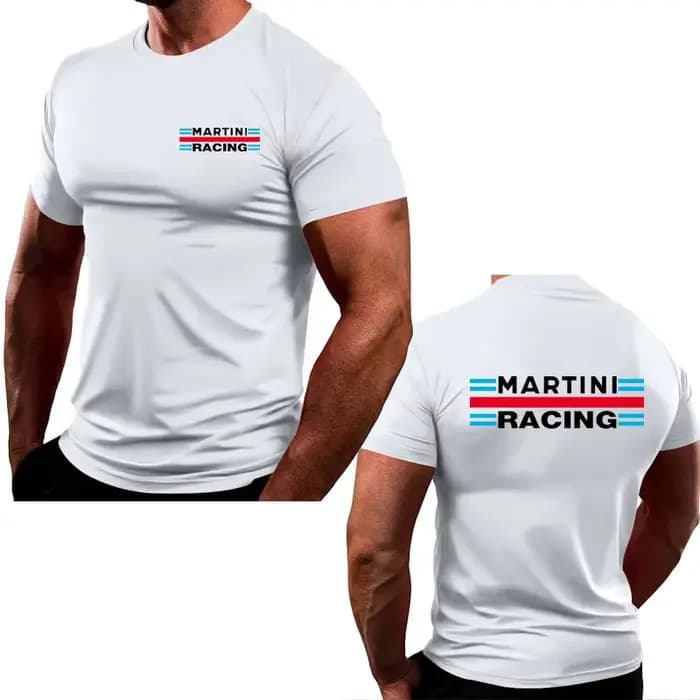 2025 T-shirt pour hommes Martini racing imprimé de haute qualité confortable