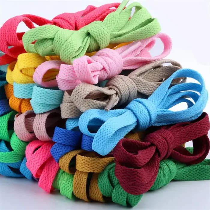 1 paire de lacets plats pour baskets 13 couleurs