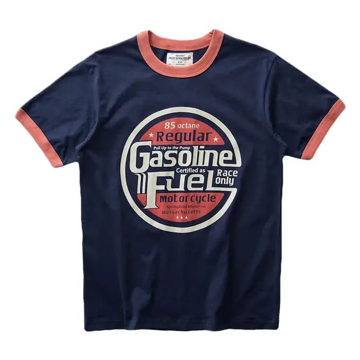 Hipster – T-shirt manches courtes col ras du cou pour homme