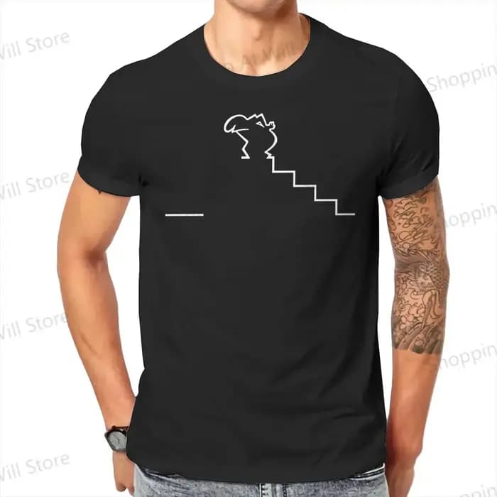 T-shirts décontractés pour hommes et femmes La Linea The Line Osvaldo Cavandoli TV T-shirt à manches courtes col rond vêtements de rue S-6XL