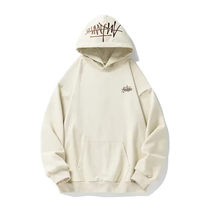 Sweats à capuche brodés de lettres Rapoptics pour hommes, manteau à capuche Couple, style américain