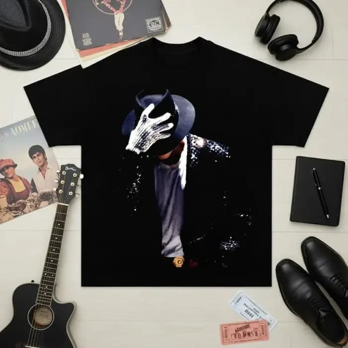 T-shirt Michael Jackson V4 2026 Nouveau Vintage Années 90 Graphique Hip Hop Streetwear Unisexe pour