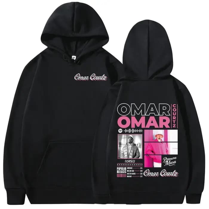Omar Courtz Primera Musa Album Tour Merch sweat à capuche pour homme femmes vêtements mode sweats
