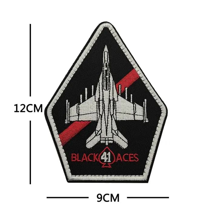 Vfa 25 Strike Fighter Squadron Poing de la flotte patchs VF-31fighting 31 armée militaire brodé Biker Applique