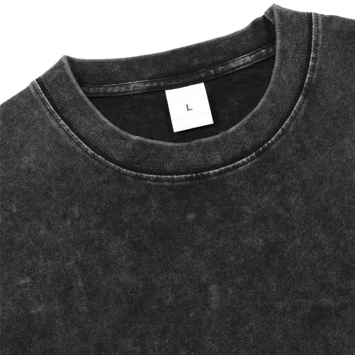 100% coton Vintage lavé protéger les poupées T-Shirt mode hommes lettre impression