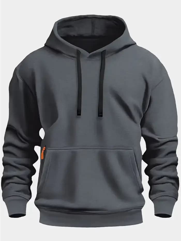 Nouveauté Automne/Hiver : Sweat à Capuche Polaire Homme de Haute Qualité