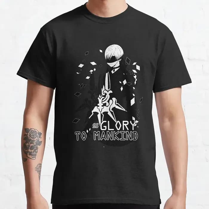 ManKINd Nier AutomMiGame of the SARL h Anime T shirt