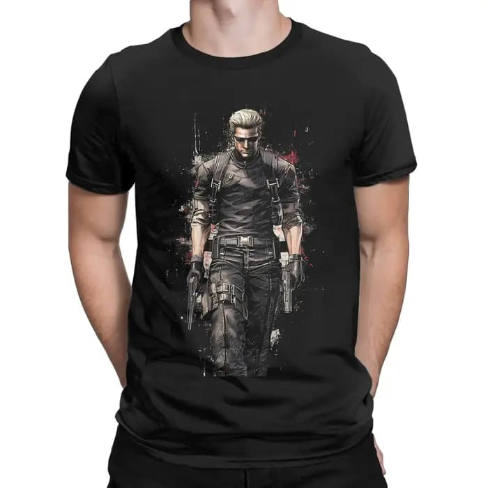 T-shirts imprimés Albert Wesker Art pour hommes