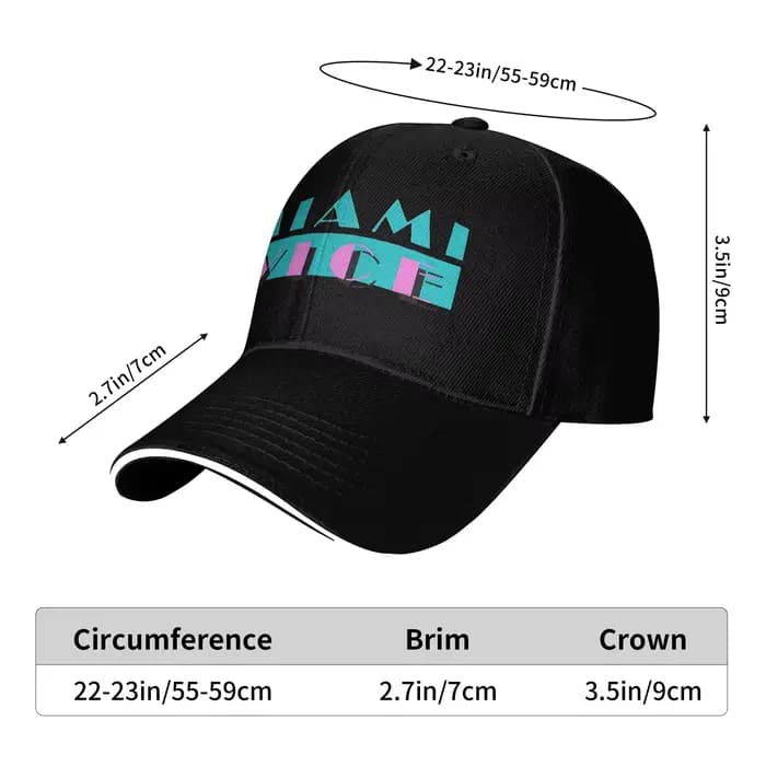 Casquette de baseball Miami Vices Sun