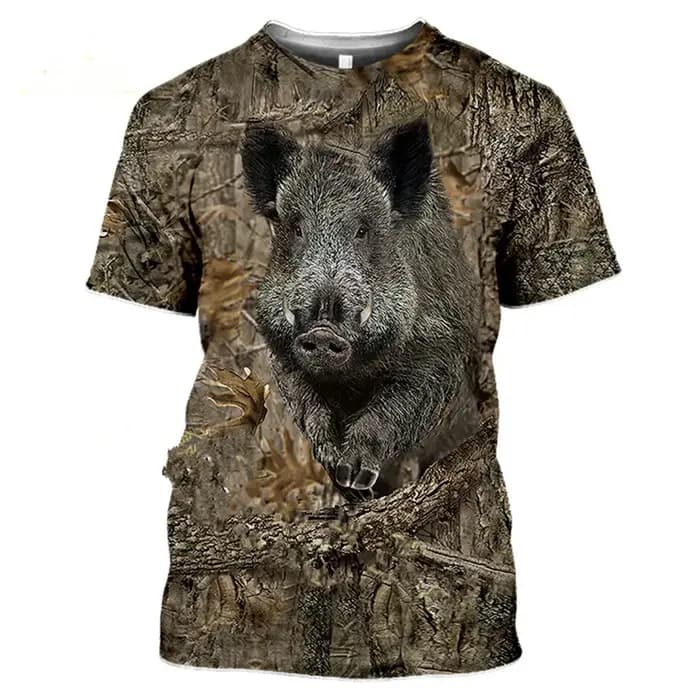 T-shirt de camouflage 3D pour hommes et femmes