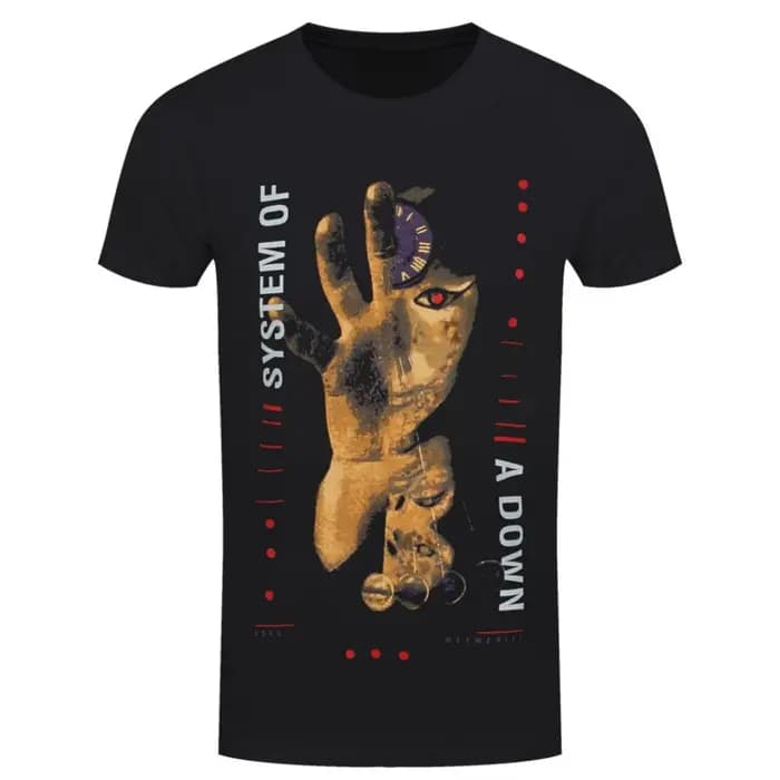 T-shirt en coton avec motif System of A Down