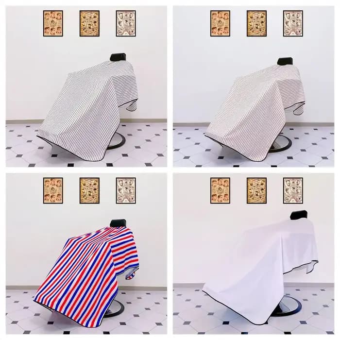 Grande taille coupe de cheveux Cape tissu