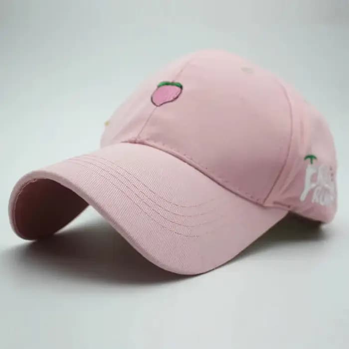 Casquettes de baseball brodées de fruits pour femmes